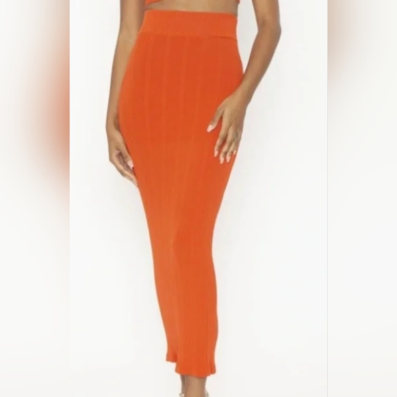 BNWT Ronny Kobo Mariel knit maxi skirt - Picture 2 of 4